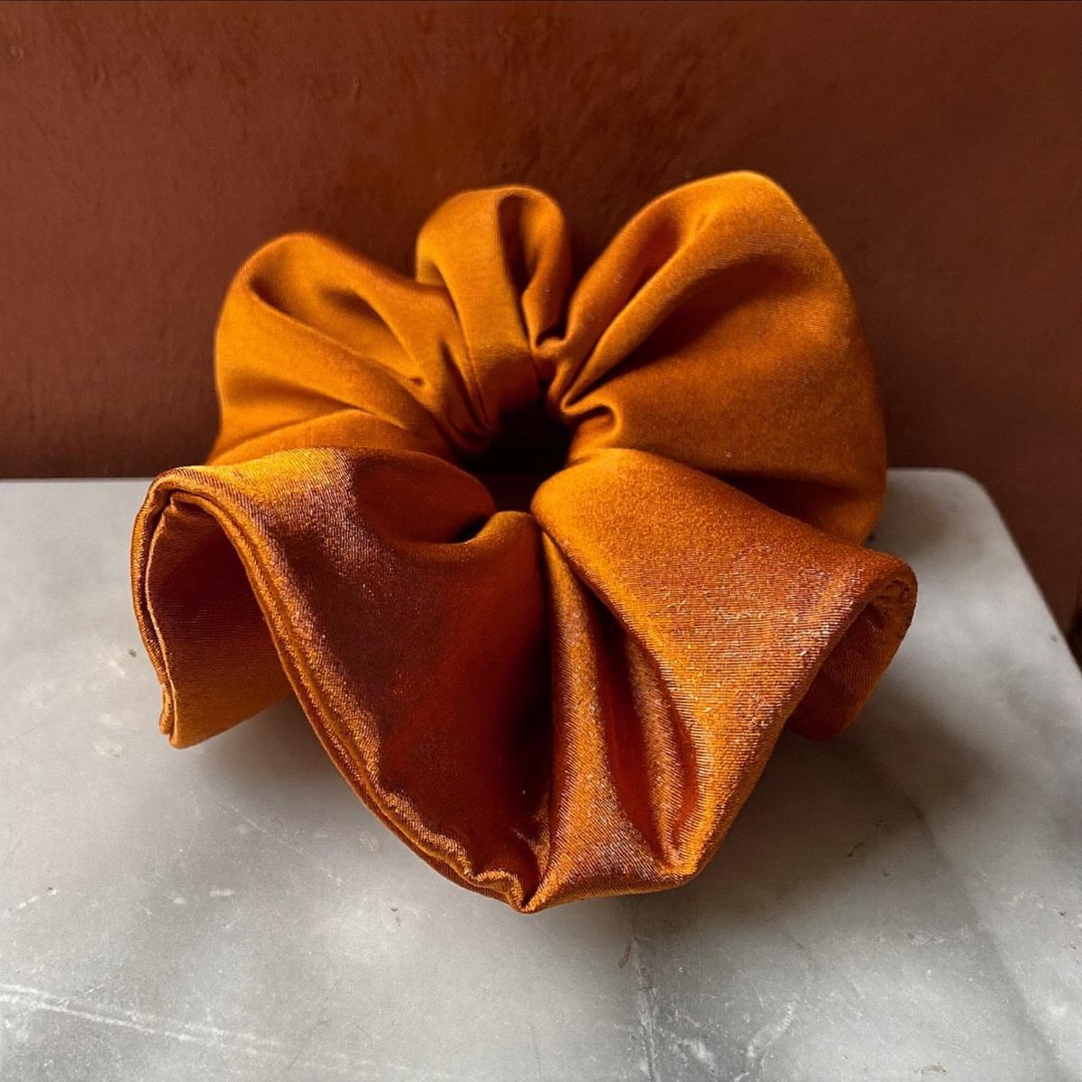 A silk scrunchie.